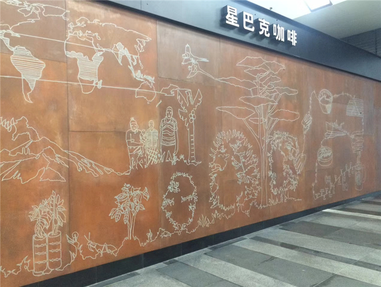 清水河耐候钢幕墙